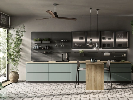 Cucina Moderna con penisola Pura 05 di Colombini Kitchen