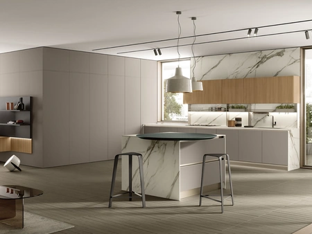 Cucina Moderna con isola Segno 04 di Colombini Kitchen