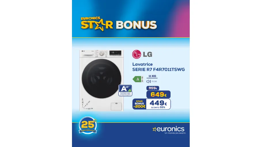 Dal 5 al 18  Marzo, torna Star Bonus di Euronics 
