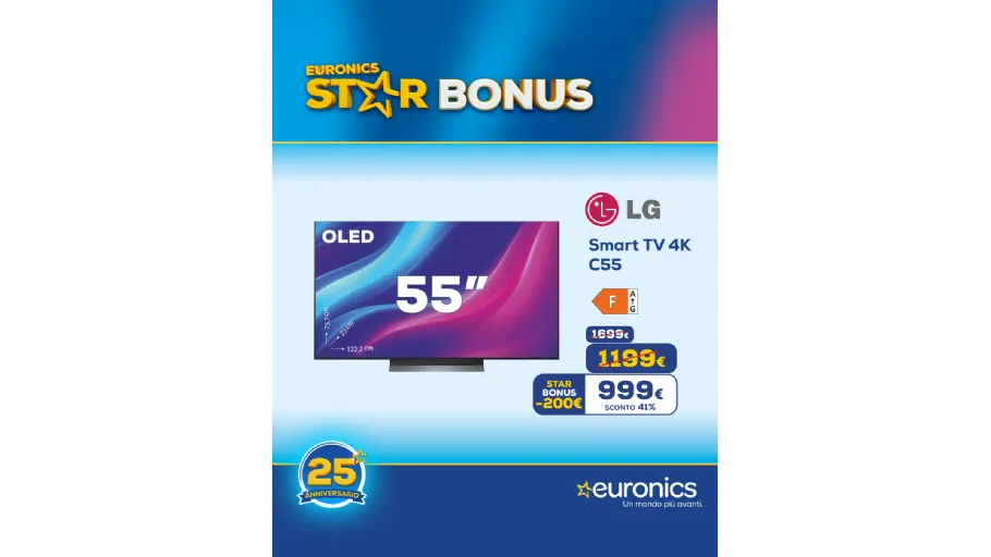 Dal 5 al 18  Marzo, torna Star Bonus di Euronics 