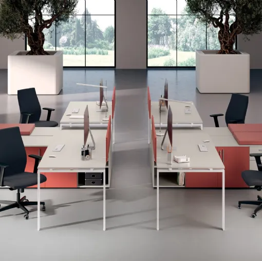 Scrivania Operativa Loft City On 04 di Colombini Office